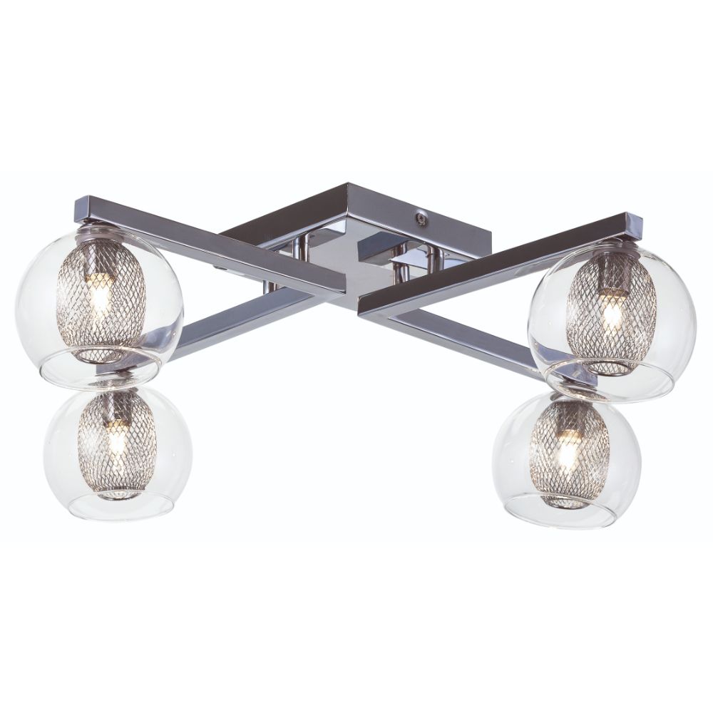 Nuevo HGHO212 ESTELLE 4 CEILING LIGHTING in CLEAR